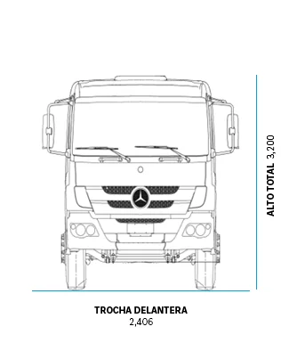 Dimensiones de camiones Atego 3030 -1 - DIVEMOTOR